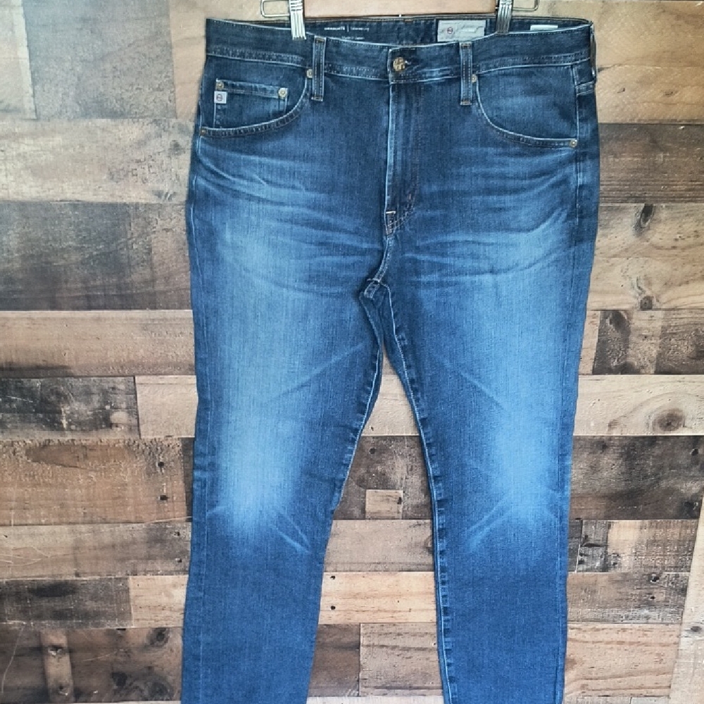 Adriano Goldschmied Graduate Tailored Leg Denim 360 Med Wash Jeans Sz 34X33 Men